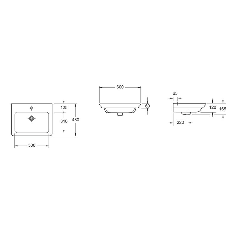 Раковина Lavinia Boho Bathroom Sink 33312009 60×49 см