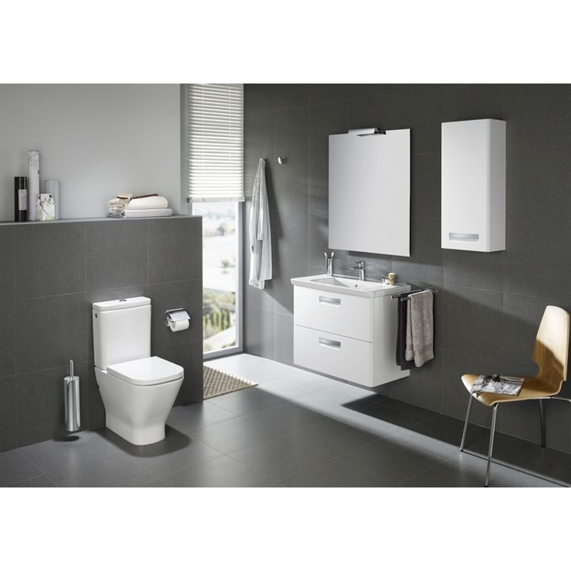 Напольный унитаз Roca The Gap 342477000+34147000Y+801472001 с пневмокрышкой Slim