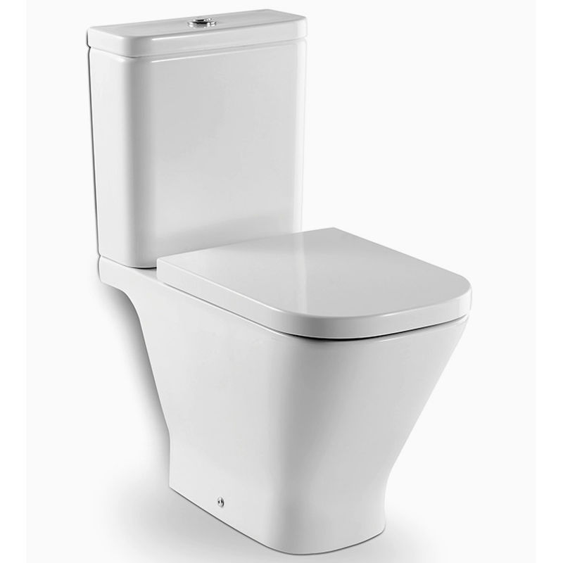 Напольный унитаз Roca The Gap 342477000+34147000Y+801472001 с пневмокрышкой Slim