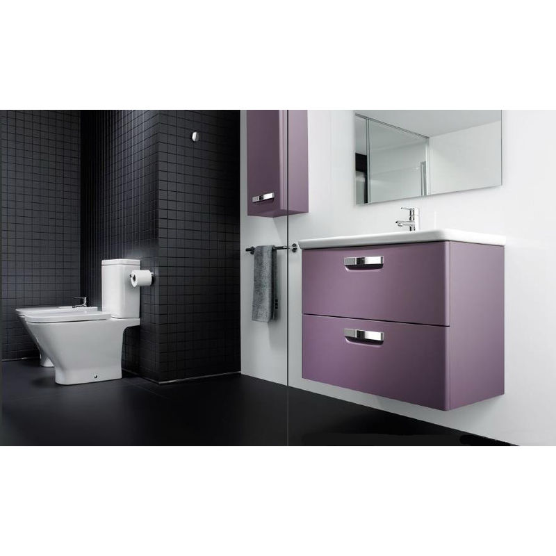 Напольный унитаз Roca The Gap 342477000+34147000Y+801472001 с пневмокрышкой Slim