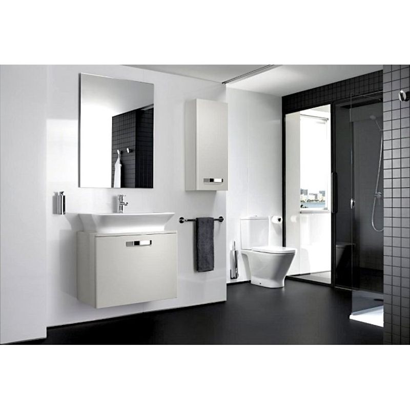 Напольный унитаз Roca The Gap 342477000+34147000Y+801472001 с пневмокрышкой Slim