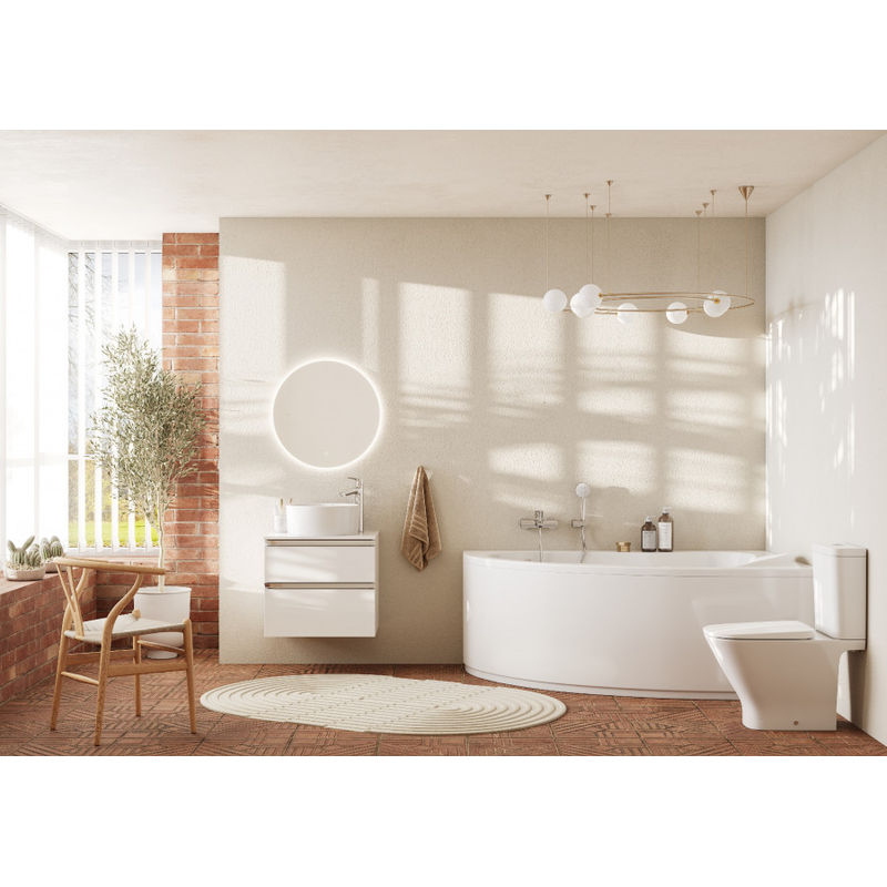 Напольный унитаз Roca The Gap 342477000+34147000Y+ZRU9307682 с пневмокрышкой