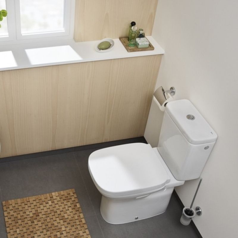 Напольный унитаз Roca Debba 34299700Y+34199100Y+ZRU9302826 с пневмокрышкой