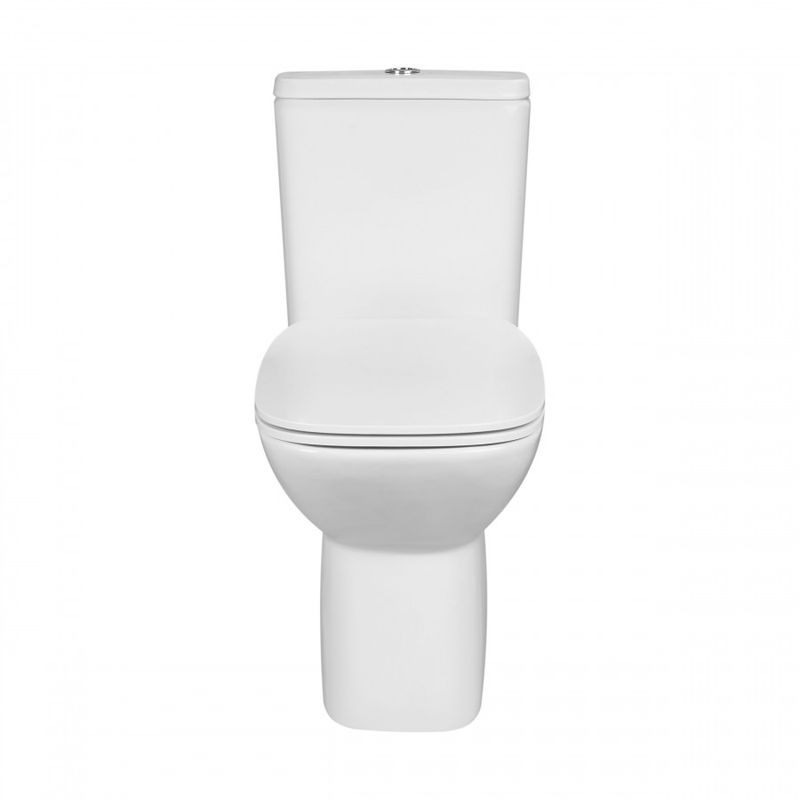 Напольный унитаз Roca Debba 34299700Y+34199100Y+ZRU9308361 с пневмокрышкой Slim