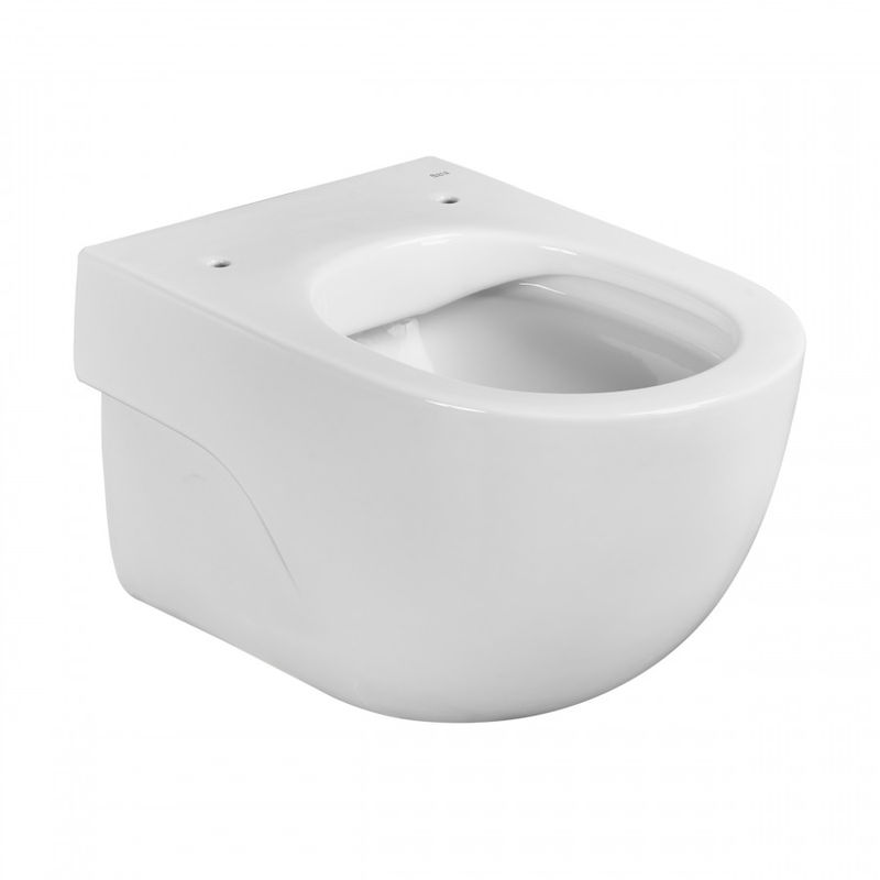 Подвесной унитаз Roca Meridian Compacto Rimless 346244000 + 8012B2002 с пневмокрышкой Slim