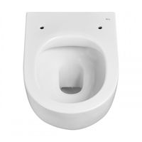 Подвесной унитаз Roca Meridian Compacto Rimless 346244000 + 8012B2002 с пневмокрышкой Slim — 4