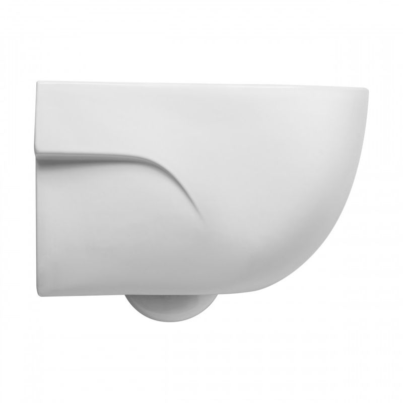 Подвесной унитаз Roca Meridian Compacto Rimless 346244000 + 8012B2002 с пневмокрышкой Slim