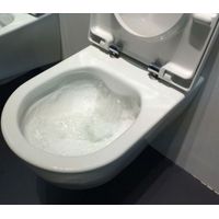 Подвесной унитаз Roca The Gap Clean Rim 34647L000+801472001 с пневмокрышкой Slim — 10