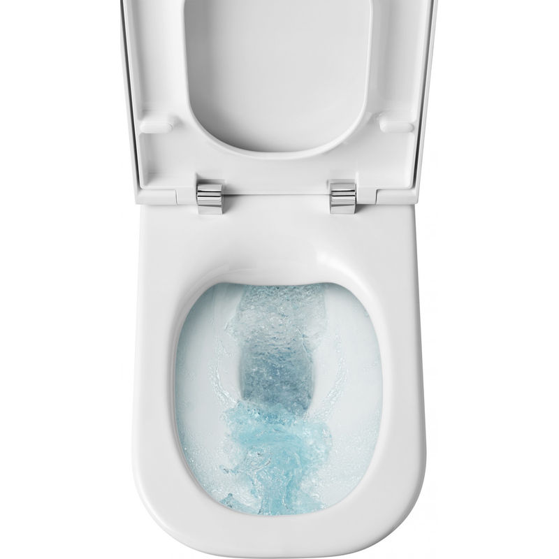 Подвесной унитаз Roca The Gap Clean Rim 34647L000+ZRU9307682 с пневмокрышкой Slim