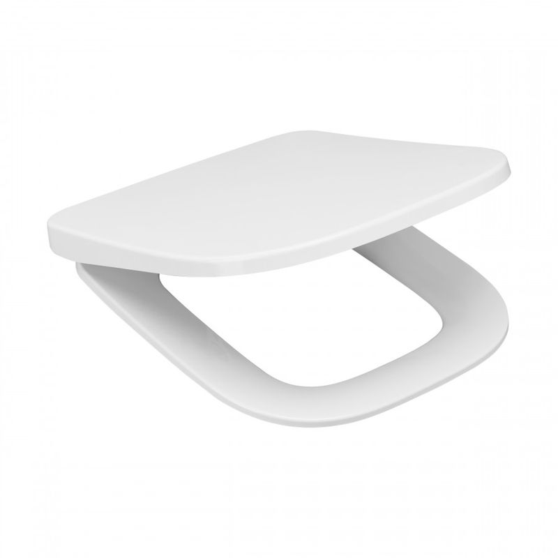 Подвесной унитаз Roca The Gap Clean Rim 34647L000+ZRU9307682 с пневмокрышкой Slim