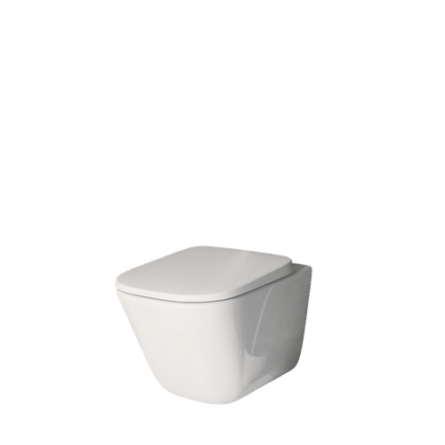 Подвесной унитаз Roca The Gap Clean Rim 34647L000+ZRU9307682 с пневмокрышкой Slim