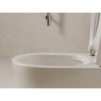 Подвесной унитаз Roca Ona Rimless 346687000+801E12001 с пневмокрышкой Supralit — 5