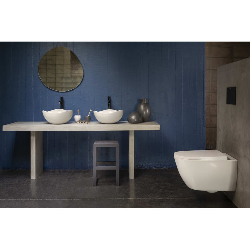 Подвесной унитаз Roca Ona Rimless 346687000+801E12001 с пневмокрышкой Supralit