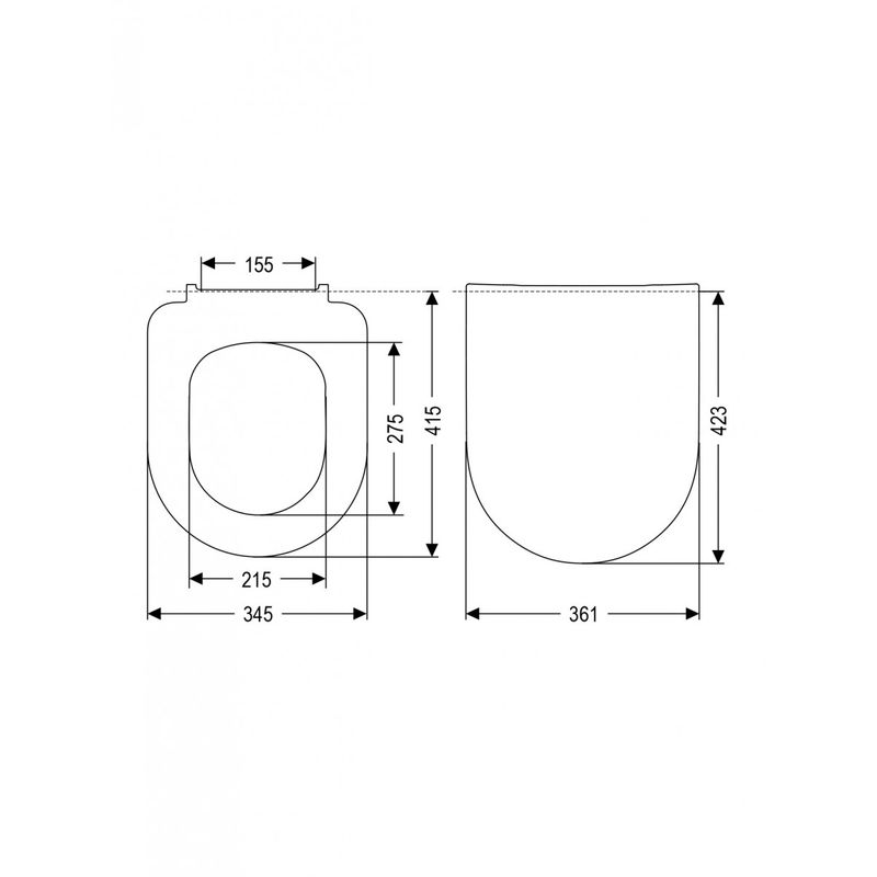 Подвесной унитаз Roca Ona Rimless 346687000+ZRU9310293 с пневмокрышкой дюропласт