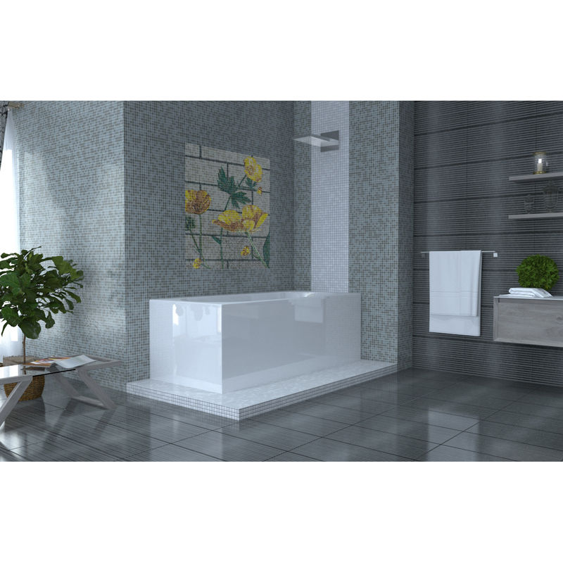 Акриловая ванна Lavinia Boho Biore 35010050 / 150×70 см