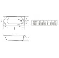 Акриловая ванна Lavinia Boho Biore 35010070 / 170×70 см — 8