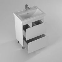 Тумба с раковиной BRIZ Риччи 60 + Фостер / 360 03-08060-06 00 БЕЛ — 2