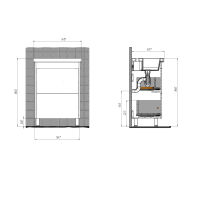 Тумба с раковиной BRIZ Риччи 60 + Фостер / 360 03-08060-06 00 БЕЛ — 8