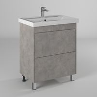 Тумба с раковиной BRIZ Риччи 70 + Фостер / 360 03-08070-06 00 БТН бетон — 1