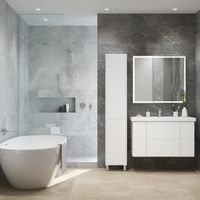 Тумба с раковиной BRIZ Риччи 100 + Фостер 360 03-20100-06 00 БЕЛ — 4