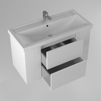 Тумба с раковиной BRIZ Риччи 100 + Фостер 360 03-20100-06 00 БЕЛ — 2