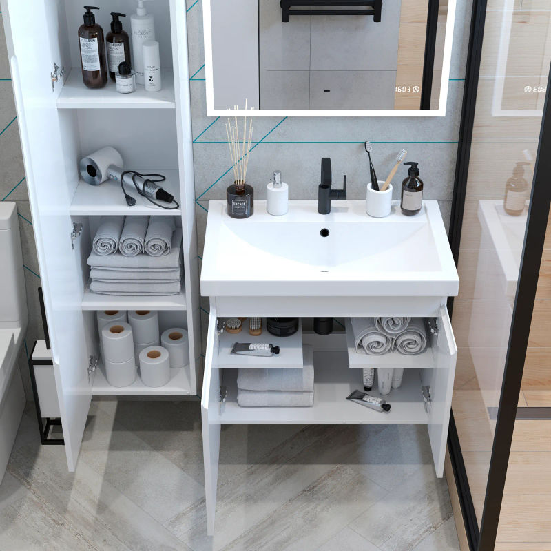 Тумба с раковиной BRIZ Бьелла 70 + Фостер / 364 03-18070-06 00 БЕЛ