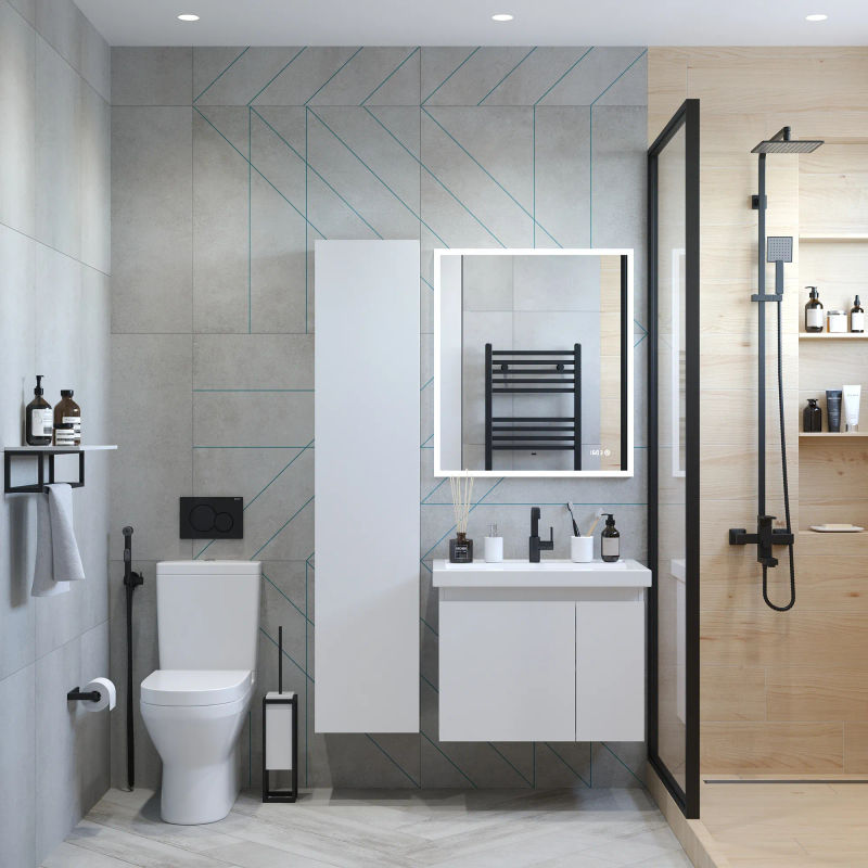 Тумба с раковиной BRIZ Бьелла 70 + Фостер / 364 03-18070-06 00 БЕЛ