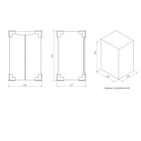 Тумба с раковиной BRIZ Мальта 50 + Фостер / 365 03-02050-06 00 БЕЛ — 7