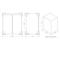 Тумба с раковиной BRIZ Мальта 70 + Фостер / 365 03-02070-06 00 БЕЛ — 7