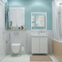 Тумба с раковиной BRIZ Мальта 70 + Фостер / 365 03-02070-06 00 БЕЛ — 3