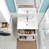 Тумба с раковиной BRIZ Мальта 60 2 ящ. + Фостер / 365 03-08060-06 00 БЕЛ — 6