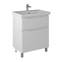 Тумба с раковиной BRIZ Мальта 70 2 ящ. + Фостер / 365 03-08070-06 00 БЕЛ — 1