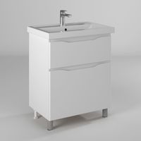 Тумба с раковиной BRIZ Мальта 70 2 ящ. + Фостер / 365 03-08070-06 00 БЕЛ — 3