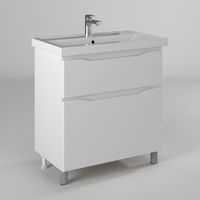 Тумба с раковиной BRIZ Мальта 80 2 ящ. + Фостер / 365 03-08080-06 00 БЕЛ — 3