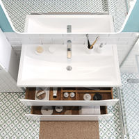 Тумба с раковиной BRIZ Мальта 100 2 ящ. + Фостер / 365 03-08100-06 00 БЕЛ — 6