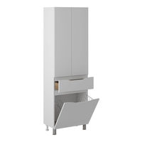 Шкаф-пенал для ванной BRIZ Мальта 60 с б/к / 365 04-02к60-00 00 БЕЛ — 2