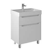 Тумба с раковиной BRIZ Мастер 65 + Вилис / 367 03-08065-17 00 БЕЛ — 1