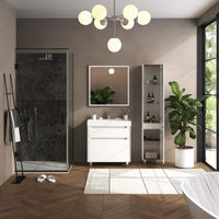 Тумба с раковиной BRIZ Мастер 80 + Вилис / 367 03-08080-17 00 БЕЛ — 3