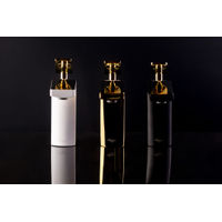 Смеситель для раковины BOHEME Venturo 371-B черный с хромом — 3