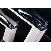 Смеситель для раковины BOHEME Venturo 371-B черный с хромом — 2