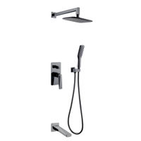 Система для душа скрытого монтажа BOHEME Venturo 374-SGM-2 Shine Gun Metall — 1