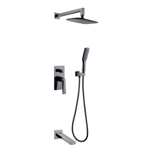 Система для душа скрытого монтажа BOHEME Venturo 374-SGM-2 Shine Gun Metall