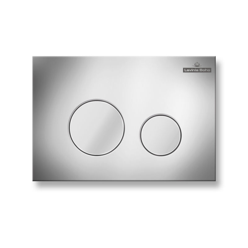 Кнопка смыва Lavinia Boho RelFix 3805002C хром с антибактериальным покрытием SanitiZed