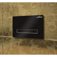 Кнопка смыва Lavinia Boho RelFix 3805003B черный с хром кромкой — 3