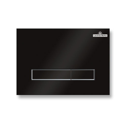 Кнопка смыва Lavinia Boho RelFix 3805003B черный с хром кромкой