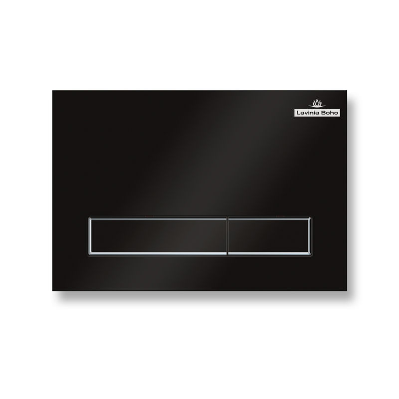 Кнопка смыва Lavinia Boho RelFix 380501MB матовый черный с антибактериальным покрытием SanitiZed