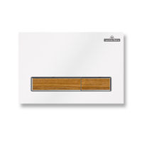 Кнопка смыва Lavinia Boho RelFix 38050603 белый / светлое дерево с антибактериальным покрытием SanitiZed — 1