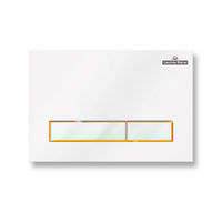 Кнопка смыва Lavinia Boho RelFix 38050802 белый / золотой глянец с антибактериальным покрытием SanitiZed — 1