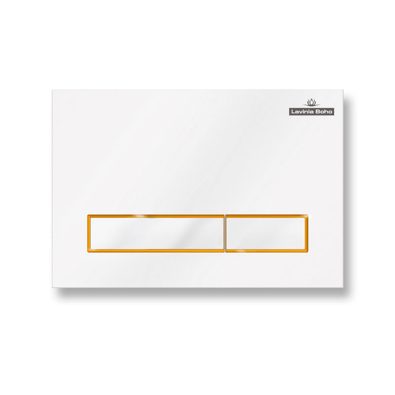 Кнопка смыва Lavinia Boho RelFix 38050802 белый / золотой глянец с антибактериальным покрытием SanitiZed