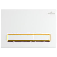 Кнопка смыва Lavinia Boho RelFix 38050802 белый / золотой глянец с антибактериальным покрытием SanitiZed — 4